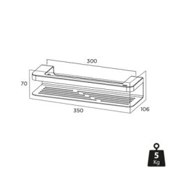 Tiger Douchemand Met Handdoekhouder Caddy Zw -Badkamer Verkoop 123 10