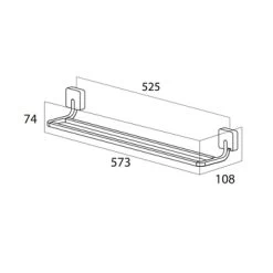 Tiger Dubbel Handdoekrek Impuls RVS -Badkamer Verkoop 123 1002