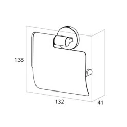 Tiger Wc-Rolhouder Met Klep Noon Zwart 9 Tiger Wc-Rolhouder Met Klep Noon Zwart -Badkamer Verkoop 123 10030