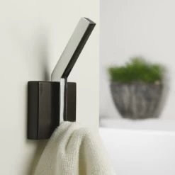 Tiger Haak Zenna Groot Chroom/Wengé 8 Tiger Haak Zenna Groot Chroom/Wengé -Badkamer Verkoop 123 10044