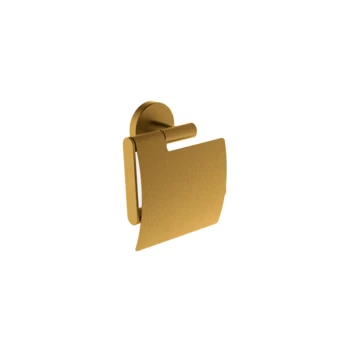 Marho Toiletrolhouder Luxor Met Klep Geborsteld Messing 3 Marho Toiletrolhouder Luxor Met Klep Geborsteld Messing