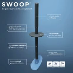 Tiger Toiletborstelhouder TESS Met Swoop Borstel Flexibel Zwart/antraciet -Badkamer Verkoop 123 10128