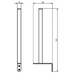 Haceka Reserverolhouder Ixi Hangend RVS -Badkamer Verkoop 123 10181