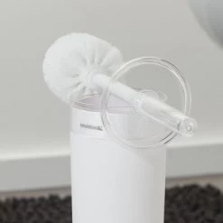 Sealskin Toiletborstel Met Houder Bloom Wit -Badkamer Verkoop 123 10185