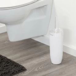 Sealskin Toiletborstel Met Houder Bloom Wit -Badkamer Verkoop 123 10186