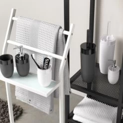 Sealskin Toiletborstel Met Houder Bloom Wit -Badkamer Verkoop 123 10187