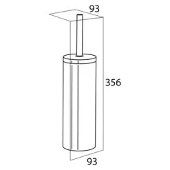 Tiger Boston Toiletborstelgarnituur RVS Glans -Badkamer Verkoop 123 10273