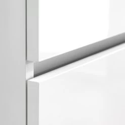 Tiger Karlo Badkamermeubel 120 Cm Hoogglans Wit Met Wastafel Zwart -Badkamer Verkoop 123 103