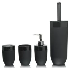 Sealskin Toiletborstelhouder Bloom Zwart -Badkamer Verkoop 123 10309