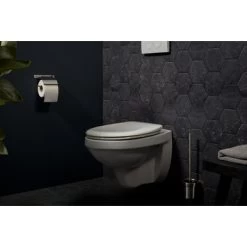 Haceka Toiletrolhouder Ixi Met Klep RVS -Badkamer Verkoop 123 10364