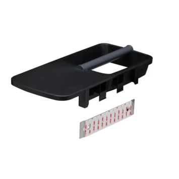 Tiger Toiletrolhouder TESS Met Planchet Zwart/antraciet 7 Tiger Toiletrolhouder TESS Met Planchet Zwart/antraciet - Afbeelding 5