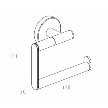 Marho Toiletrolhouder Luxor Zonder Klep Geborsteld Messing 6 Marho Toiletrolhouder Luxor Zonder Klep Geborsteld Messing - Afbeelding 4