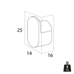 Tiger Handdoekhaak Cooper Klein RVS 11 Tiger Handdoekhaak Cooper Klein RVS -Badkamer Verkoop 123 10416