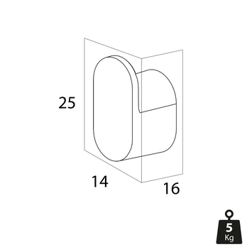 Tiger Handdoekhaak Cooper Klein RVS 7 Tiger Handdoekhaak Cooper Klein RVS - Afbeelding 5
