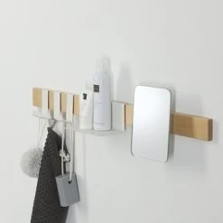 Sealskin Kapstok Met Spiegel Brix Wit 13 Sealskin Kapstok Met Spiegel Brix Wit -Badkamer Verkoop 123 10437