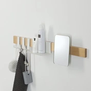 Sealskin Kapstok Met Spiegel Brix Wit 6 Sealskin Kapstok Met Spiegel Brix Wit - Afbeelding 4