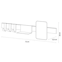 Sealskin Kapstok Met Spiegel Brix Wit 17 Sealskin Kapstok Met Spiegel Brix Wit -Badkamer Verkoop 123 10441
