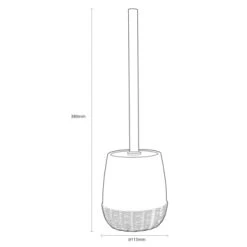 Sealskin Toiletborstelhouder Braid Zand -Badkamer Verkoop 123 10453