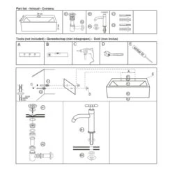 Differnz Dif Fonteinset Argus Wit -Badkamer Verkoop 123 10474