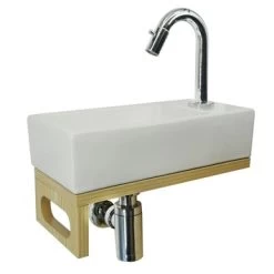 Atlantic Fonteinset Henry Links Wit Keramiek Chroom 36x18x9 Cm 7 Atlantic Fonteinset Henry Links Wit Keramiek Chroom 36x18x9 Cm -Badkamer Verkoop 123 10490