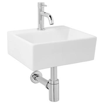 Atlantic Fonteinset Alex Vierkant Wit Keramiek 33.5x29.5x11.5 Cm 3 Atlantic Fonteinset Alex Vierkant Wit Keramiek 33.5x29.5x11.5 Cm