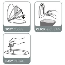 Tiger Wc-bril Blade Wit Met Sofclose En Quick-release -Badkamer Verkoop 123 10545