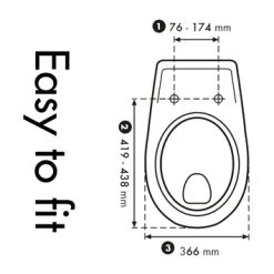 Cedo Ponderosa Pine Wc Bril Softclose Duroplast -Badkamer Verkoop 123 10553