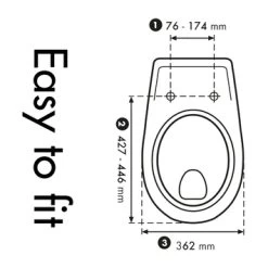 Cedo Wellness Wc Bril Softclose Duroplast -Badkamer Verkoop 123 10612