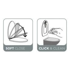 Tiger WC Bril Boston Wit/Chroom Kunststof Met Softclose 23 Tiger WC Bril Boston Wit/Chroom Kunststof Met Softclose -Badkamer Verkoop 123 10627