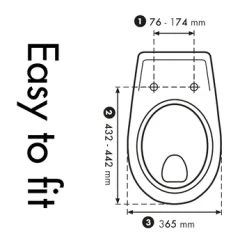 Cedo Mojave Beach Wc Bril Wit Softclose Duroplast -Badkamer Verkoop 123 10650