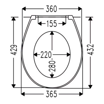 Cedo Mojave Beach Wc Bril Zwart Softclose Duroplast 5 Cedo Mojave Beach Wc Bril Zwart Softclose Duroplast - Afbeelding 3