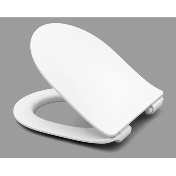 Cedo Delray Wc Bril Wit Softclose D-vorm Duroplast 4 Cedo Delray Wc Bril Wit Softclose D-vorm Duroplast - Afbeelding 2