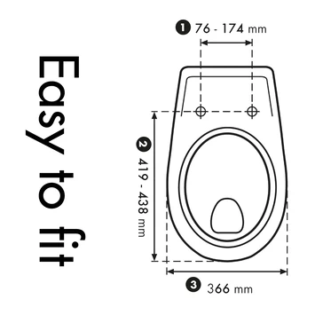 Cedo Icebrown Wc Bril Softclose Duroplast 5 Cedo Icebrown Wc Bril Softclose Duroplast - Afbeelding 3