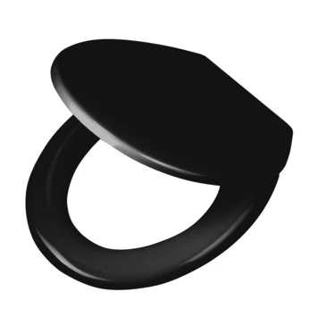 Tiger WC Bril Mason Zwart Kunststof Met Softclose 4 Tiger WC Bril Mason Zwart Kunststof Met Softclose - Afbeelding 2