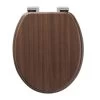 Tiger WC Bril Douglas Walnoot Hout Met Softclose -Badkamer Verkoop 123 10854