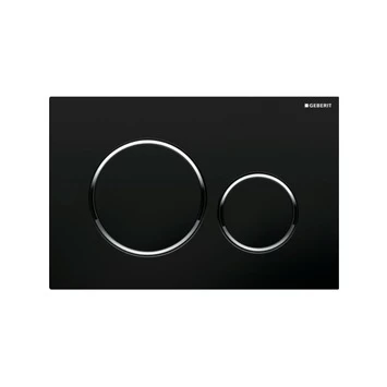 Geberit Duwplaat Sigma20 Zwart 3 Geberit Duwplaat Sigma20 Zwart