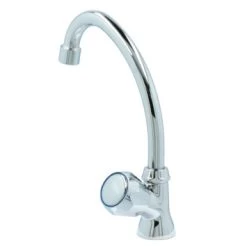 Handson Fonteinkraan Thomas C-uitloop Met Draaiknop Chroom -Badkamer Verkoop 123 10894