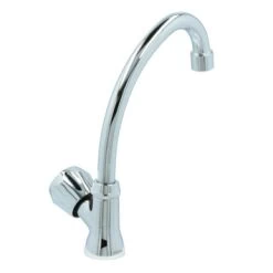 Handson Fonteinkraan Thomas C-uitloop Met Draaiknop Chroom -Badkamer Verkoop 123 10896