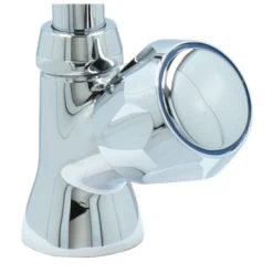 Handson Fonteinkraan Thomas C-uitloop Met Draaiknop Chroom -Badkamer Verkoop 123 10900