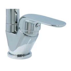 OK Keukenkraan Met Hoog Gebogen Uitloop En Hendel Chroom -Badkamer Verkoop 123 10914