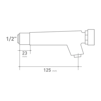 Van Marcke Fonteinkraan Lock Met Drukknop Chroom 4 Van Marcke Fonteinkraan Lock Met Drukknop Chroom - Afbeelding 2
