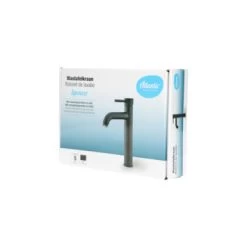 Atlantic Wastafelkraan Spencer Met Hendel Zwart -Badkamer Verkoop 123 10933