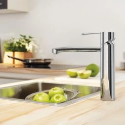 Grohe Keukenkraan Wave Cosmopolitan Met Hendel Chroom 9 Grohe Keukenkraan Wave Cosmopolitan Met Hendel Chroom -Badkamer Verkoop 123 10965