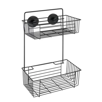 Wenko Vacuumloc Bari Zwart 4 Wenko Vacuumloc Bari Zwart - Afbeelding 2