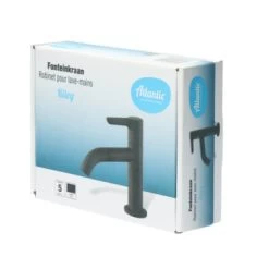 Atlantic Fonteinkraan Riley Met Hendel Zwart -Badkamer Verkoop 123 11060