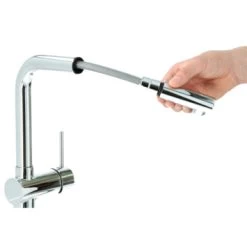 Atlantic Keukenkraan Stephen Met Hendel En Uittrekbare Sproeikop Chroom -Badkamer Verkoop 123 11073