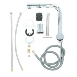 Atlantic Keukenkraan Stephen Met Hendel En Uittrekbare Sproeikop Chroom -Badkamer Verkoop 123 11074