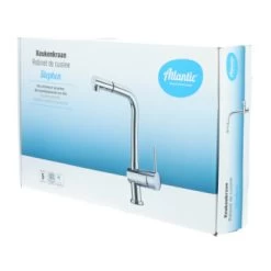 Atlantic Keukenkraan Stephen Met Hendel En Uittrekbare Sproeikop Chroom -Badkamer Verkoop 123 11075