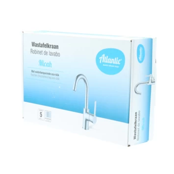 Atlantic Wastafelkraan Micah Met Hendel Chroom 14 Atlantic Wastafelkraan Micah Met Hendel Chroom - Afbeelding 12