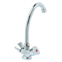 OK Keukenkraan 2-knops Chroom -Badkamer Verkoop 123 11166